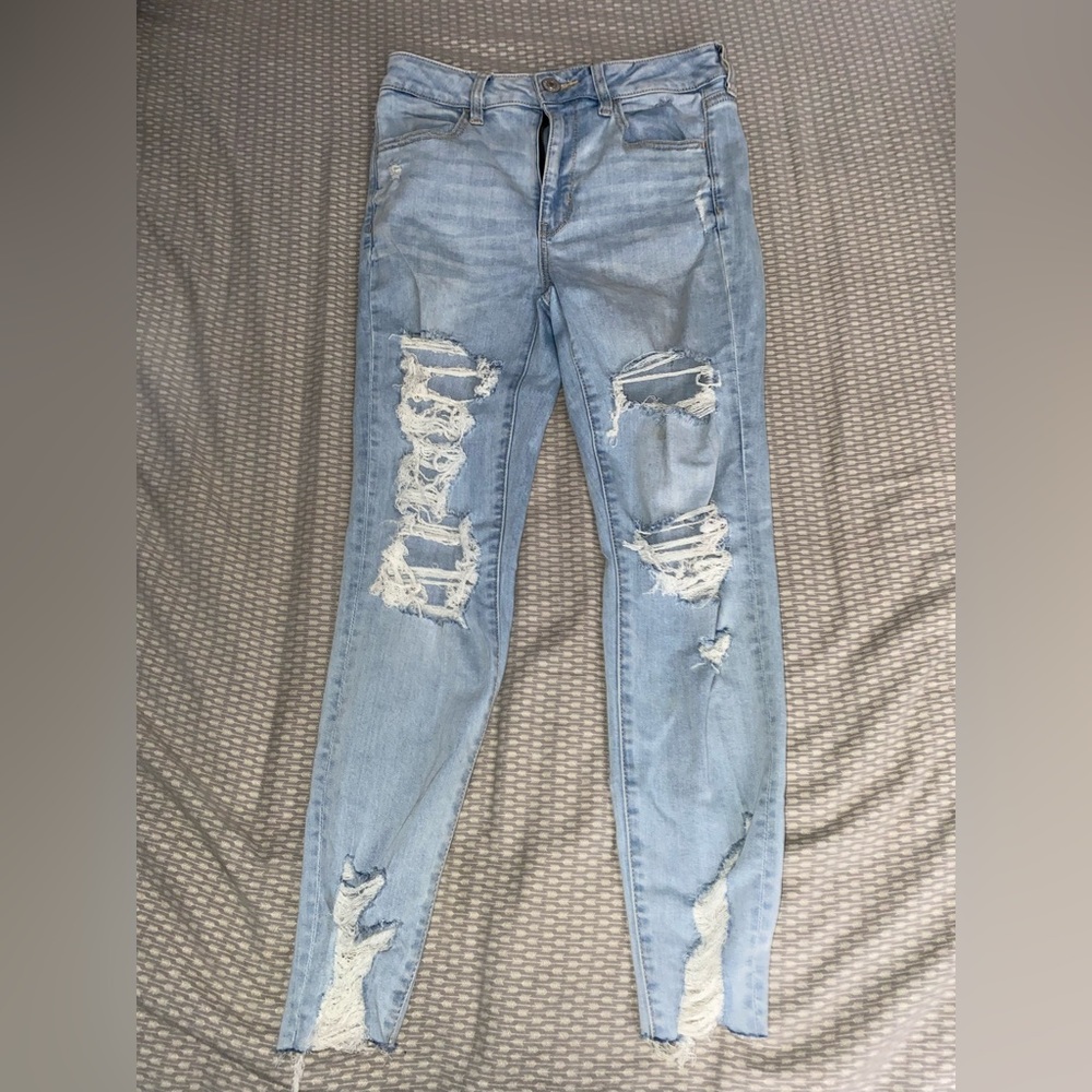 American Eagle size 8 high rise jeggings